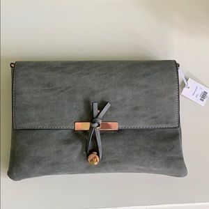 NWT Francesca’s Envelope Clutch w/ Removable Strap
